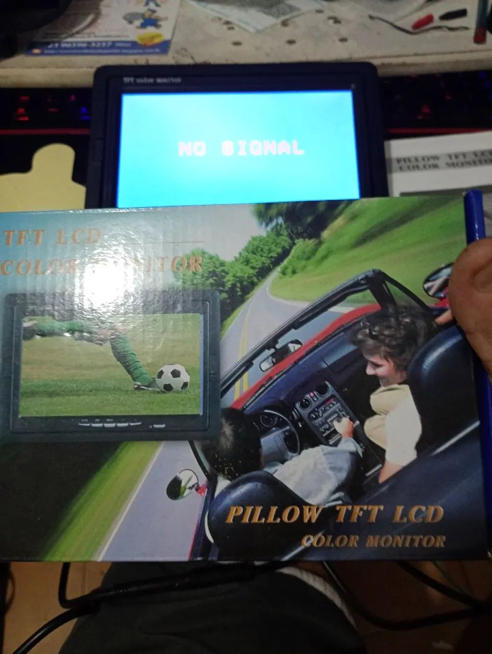 TFT LCD COLOR MONITOR 7 polegadas  - Foto 3