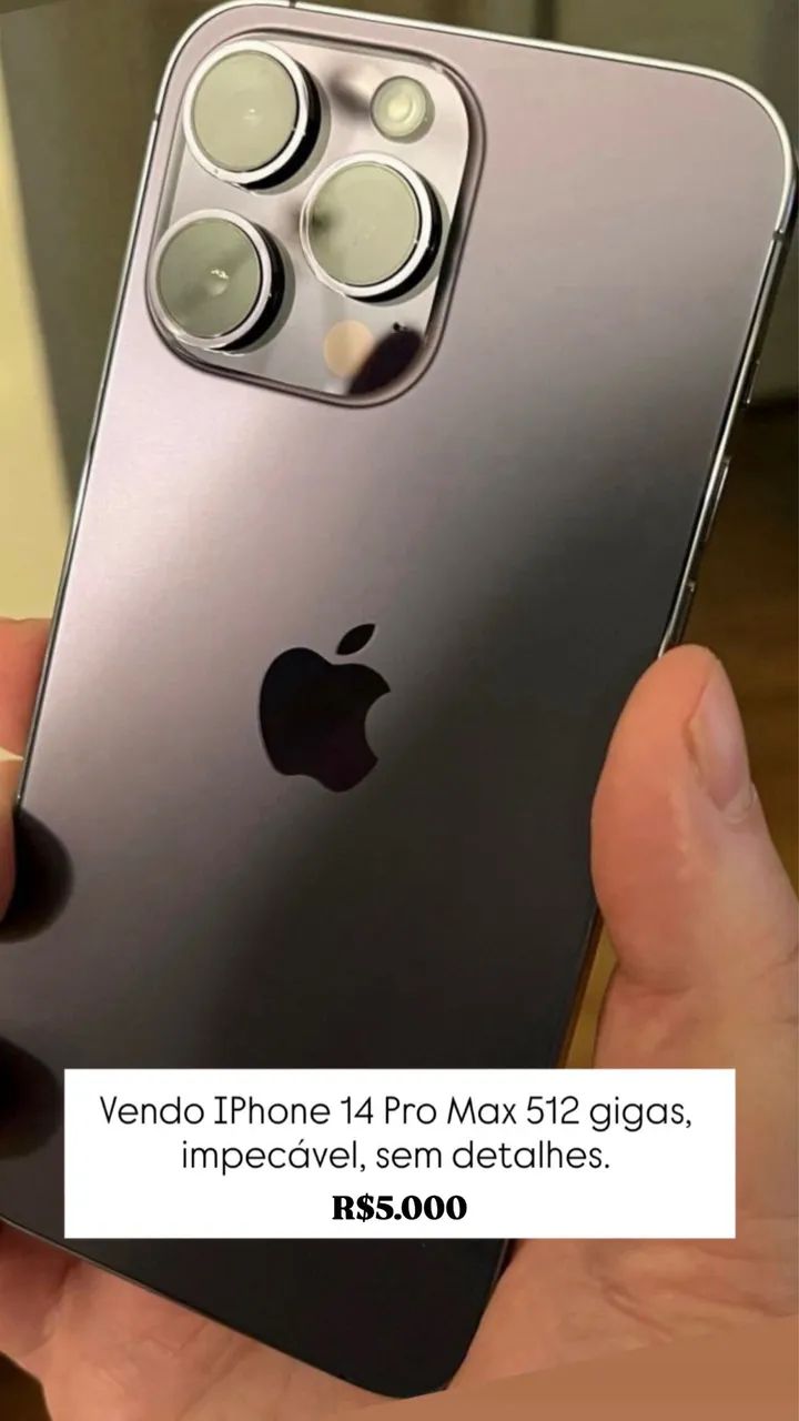 iPhone 14 Pro Max 512gb - Preto Espacial