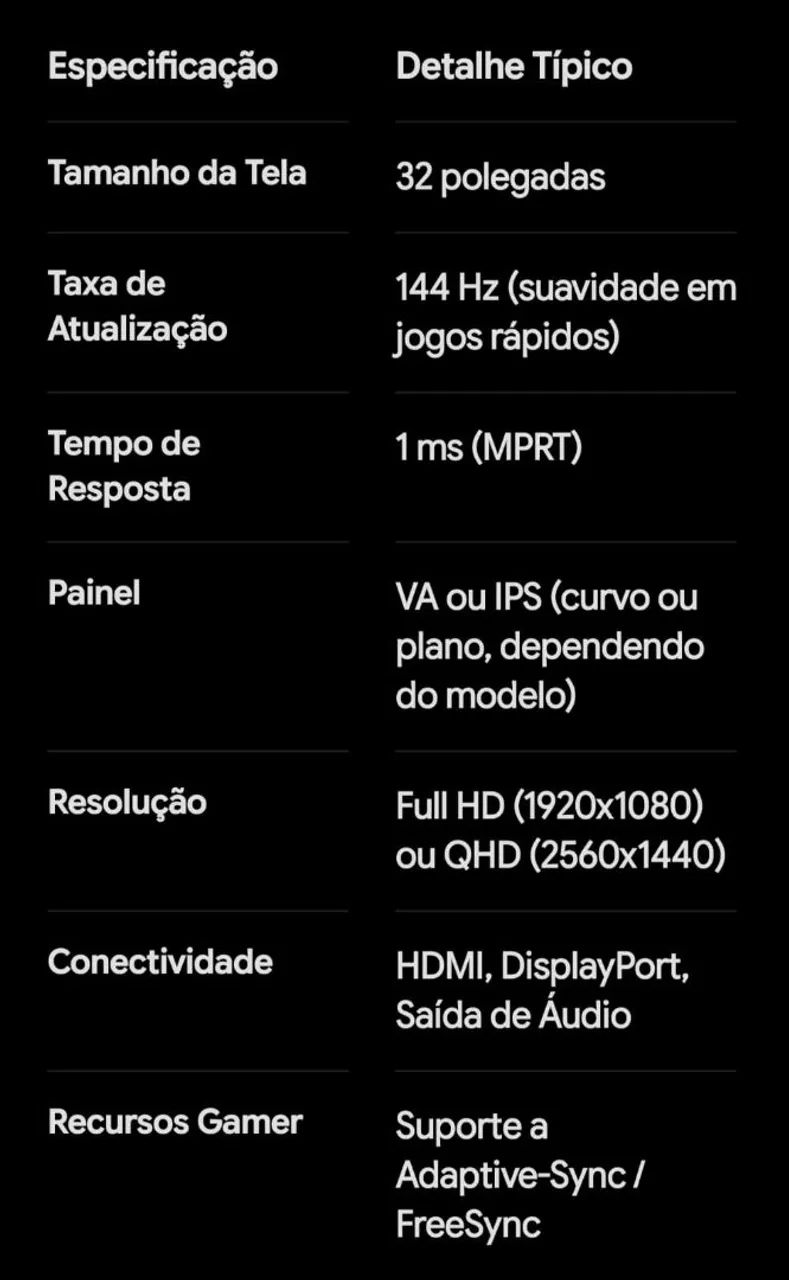 Monitor gamer 32 polegadas curvo 144Hz - Foto 2