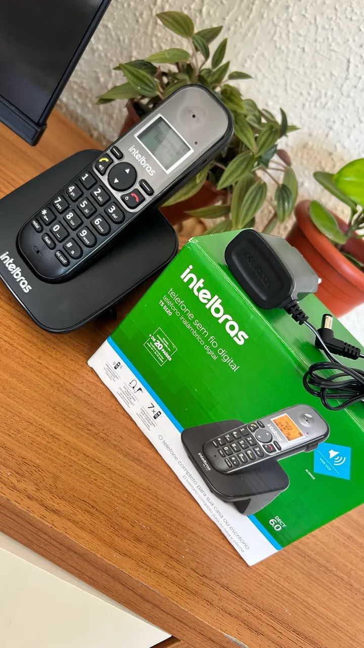 Telefone Fixo sem fio digital com viva voz  - Foto 3