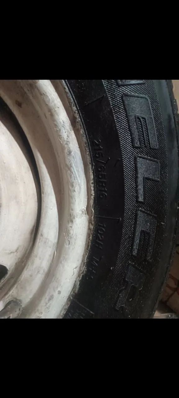 Roda com pneu aro 16 - Foto 2