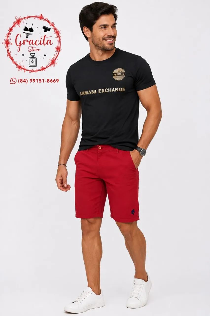Conjunto  Bermuda e Camiseta 