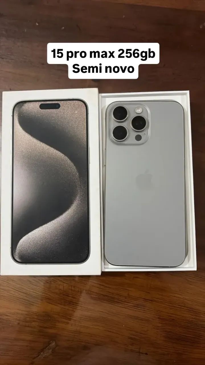 15 pro max 256gb natural