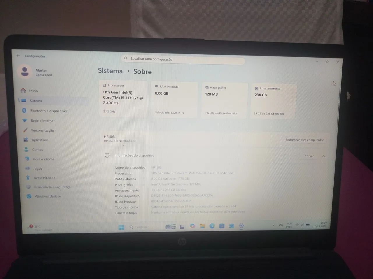 Notebook HP 256 G8 - Foto 2