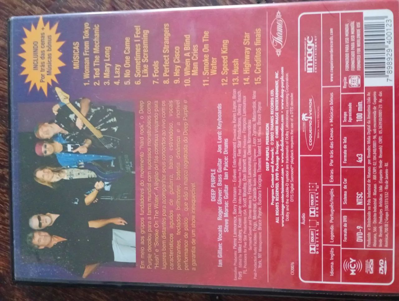 DVD Deep Purple "Perihelion" USADO  - Foto 2