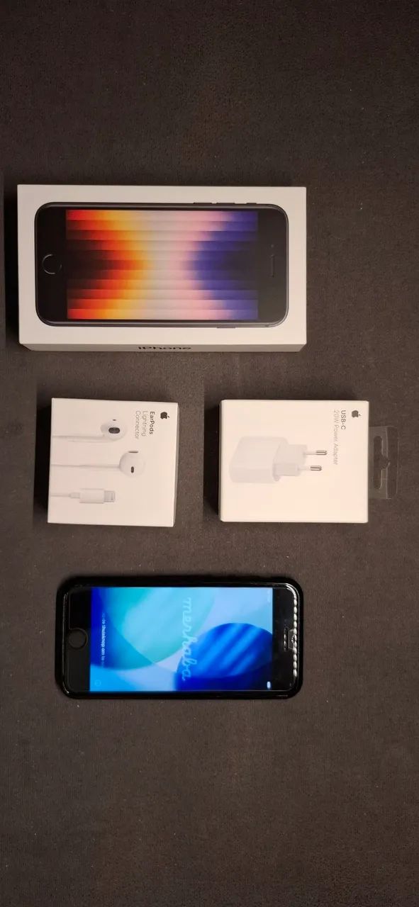 iPhone SE 3ª Geração (2022) - Preto - 64GB