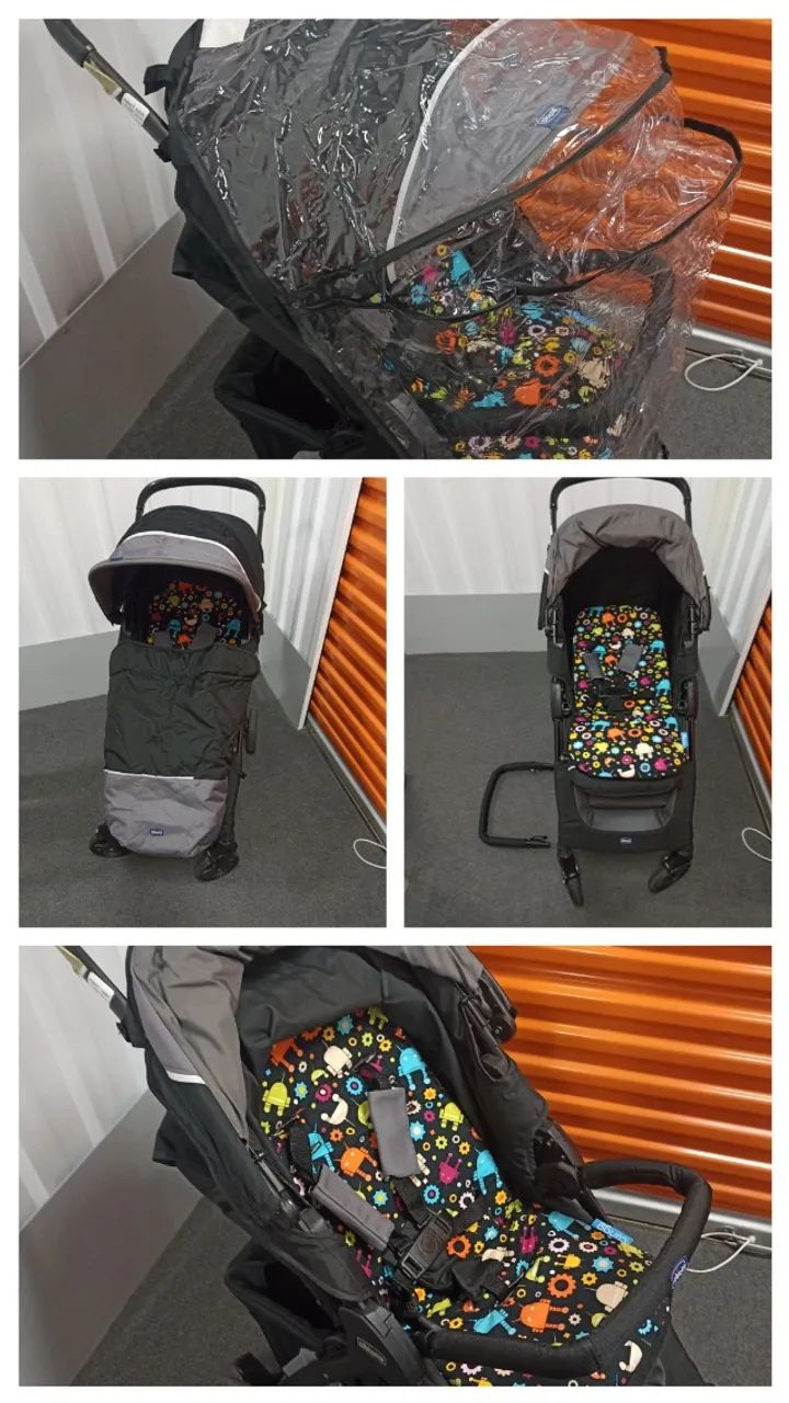 carrinho de bebê, bebê conforto e iso fix chicco kwik.one - Foto 2