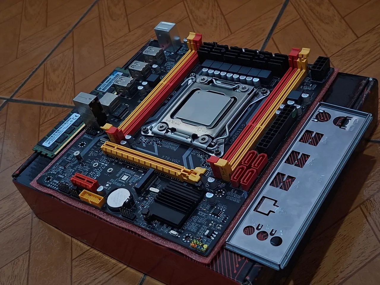 Kit Placa-mãe X79 + Xeon E5 - Ótimo para Jogos e Tarefas Pesadas - Foto 4