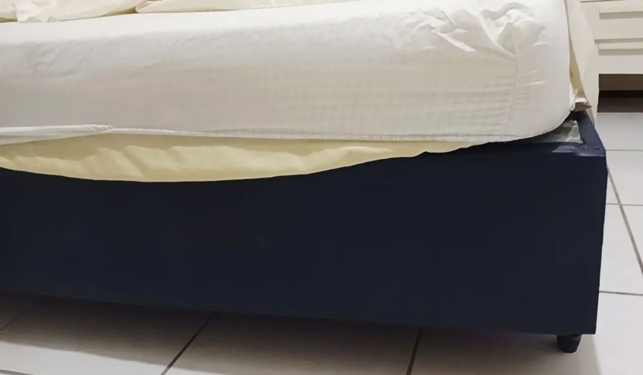 Cama Box Casal Padrão, Com Base e Colchão.  - Foto 5