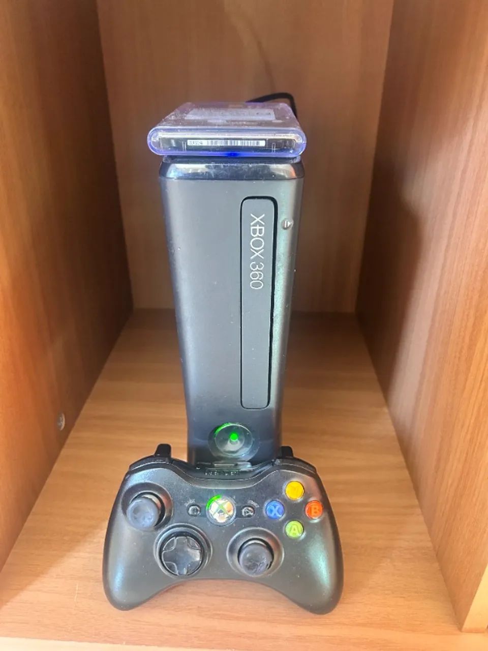 Xbox 360 com kinect e controle