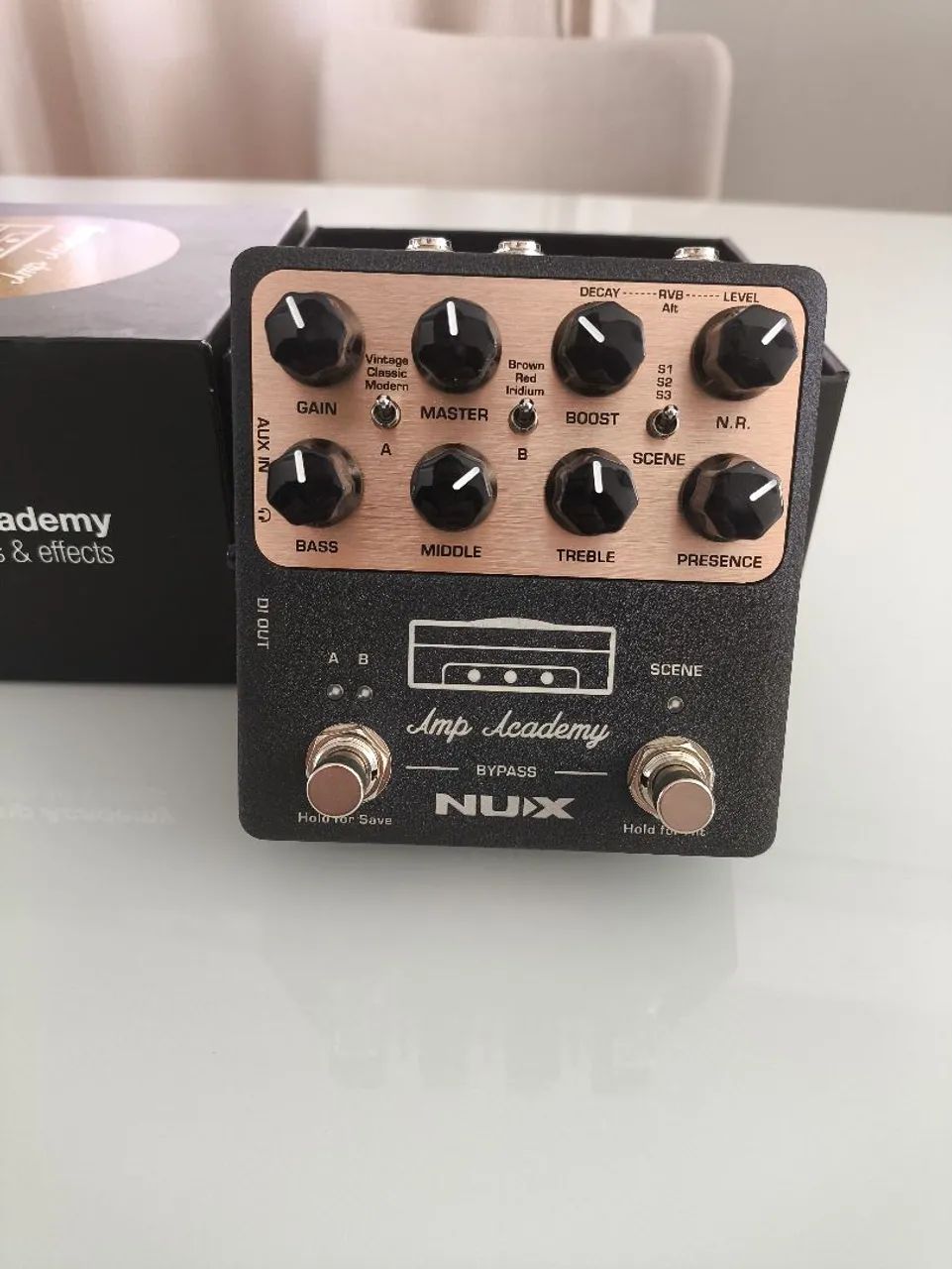 Pedal de guitarra Nux Amp Academy - Instrumentos musicais