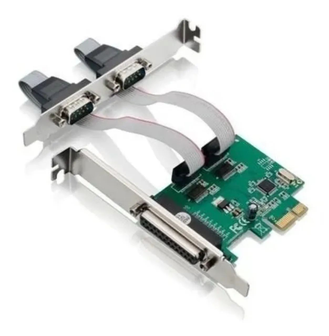 Placa Pci Express Multisserial 1 Paralela 2 Seriais Feasso