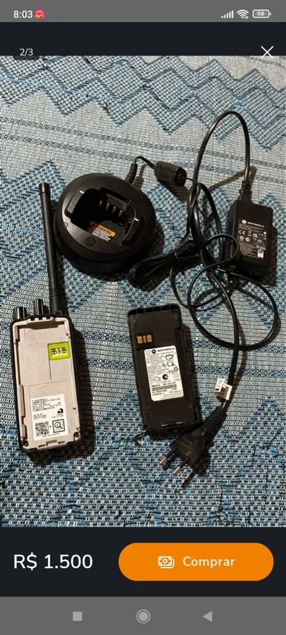 Rádio comunicador dep250 VHF digital analógico  - Foto 2