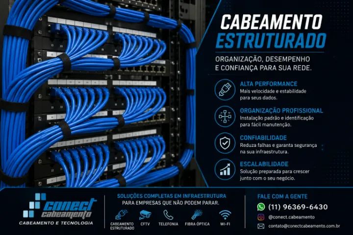 Eletricista, CFTV, Cabeamento de Rede e Telefonia | SP