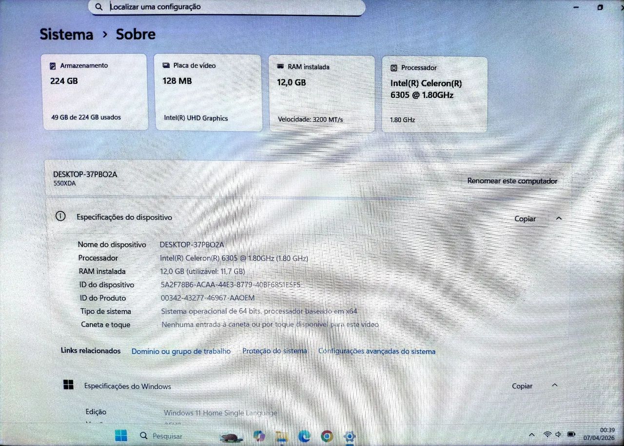 Notebook Samsung Book Slim - 12GB RAM (Turbo) - SSD 256GB - Windows 11 - Impecável - Foto 4