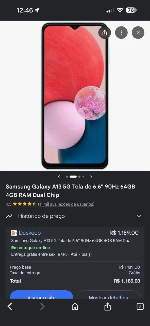 Celular Samsung galaxy A13 - Foto 4