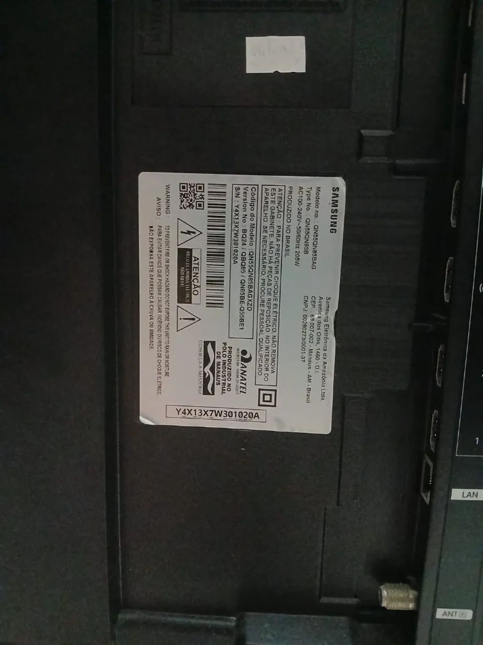 TV Samsung 55 polegadas - defeito na tela - Foto 3