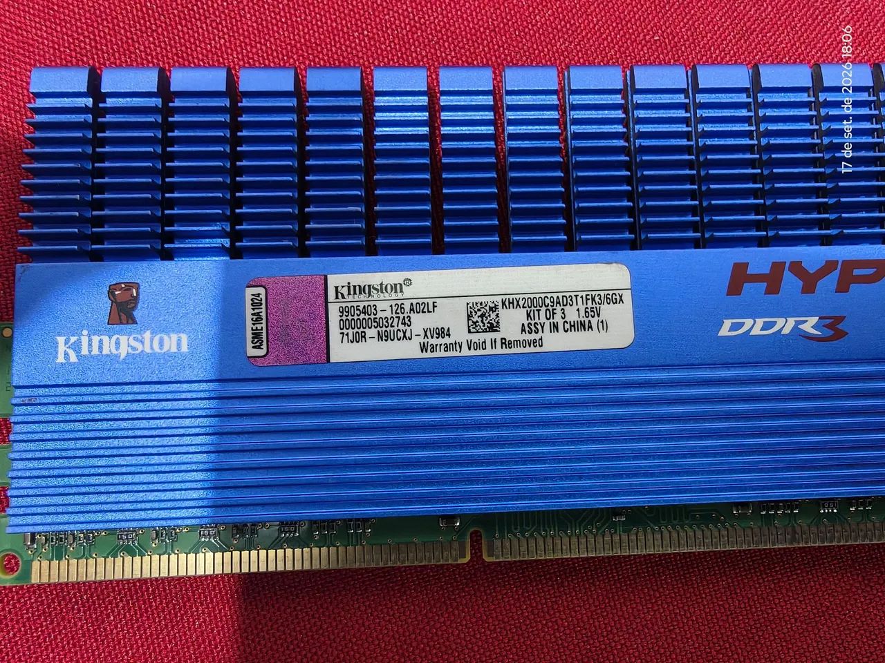 Memória RAM 8 GB Kingston hyper - Foto 3