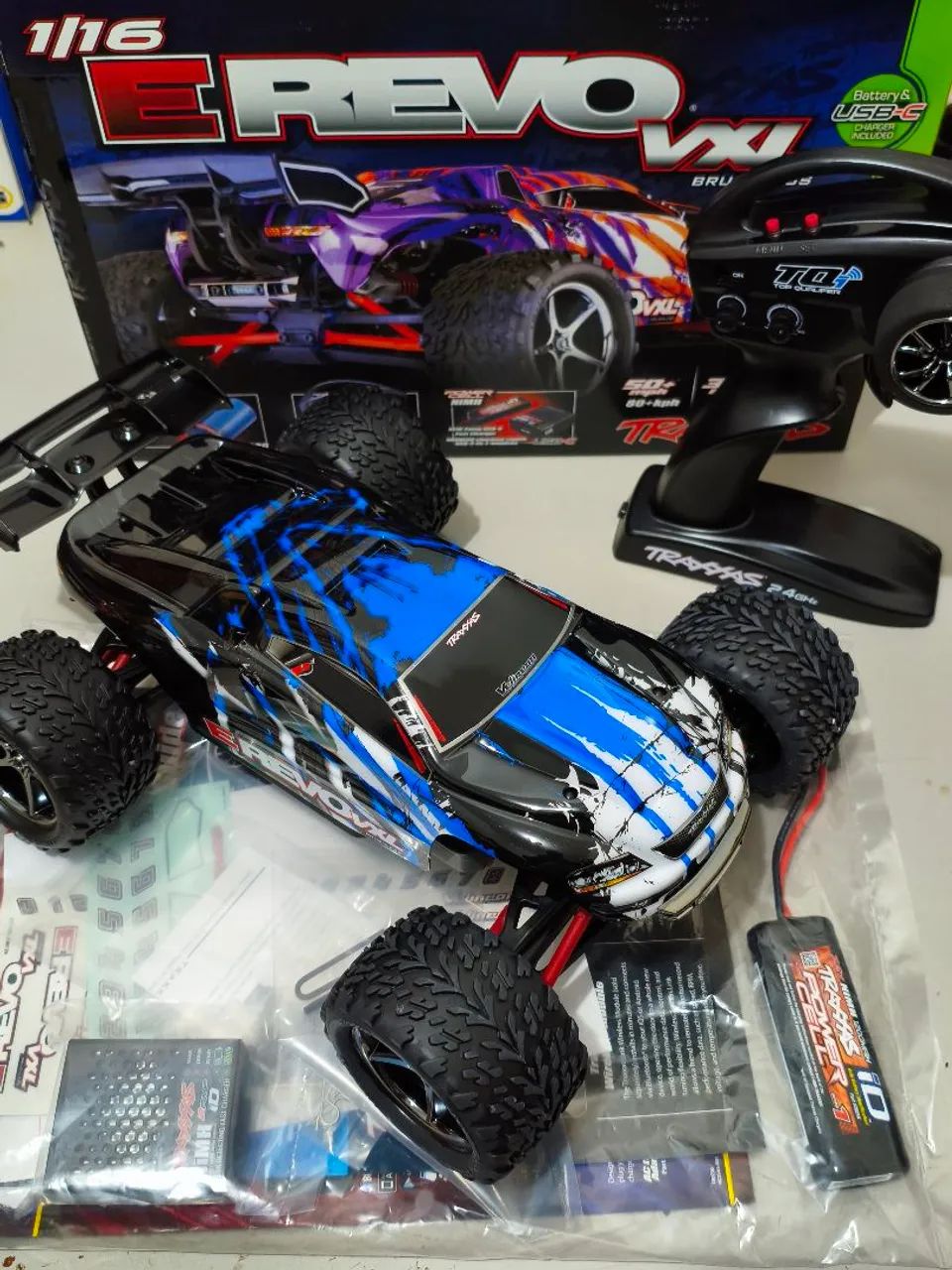 Automodelo TRAXXAS 1/16 E-REVO VXL 4WD - Foto 2