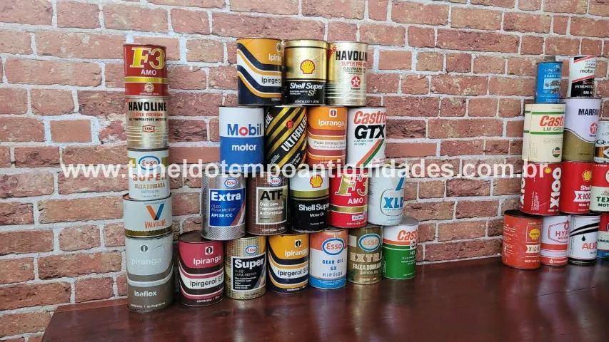 Latas Óleo Antigas - Foto 3