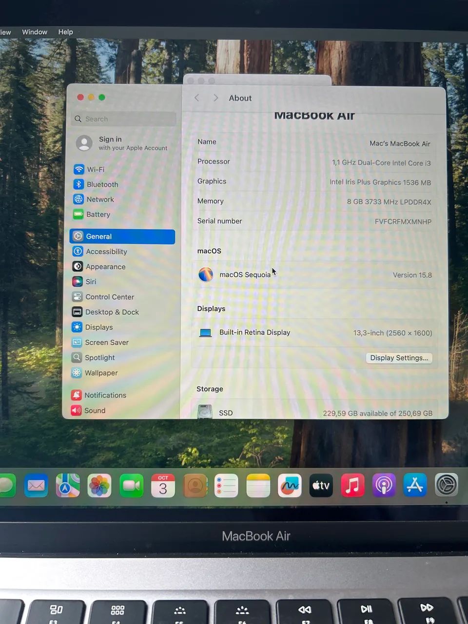 MacBook Air 13 ano 2020 com SSD e 8gb ram - Foto 4