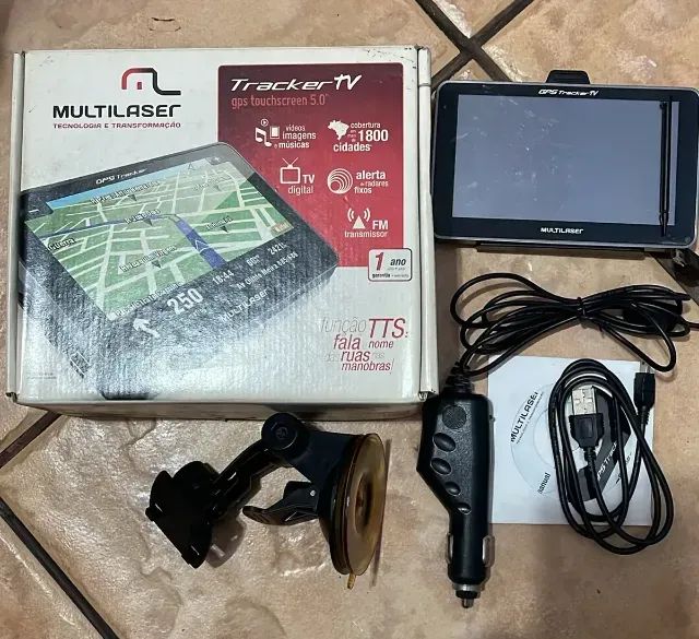 Gps Multilaser Tracker Tv 5'' Polegadas Completo Funcionando - Foto 2