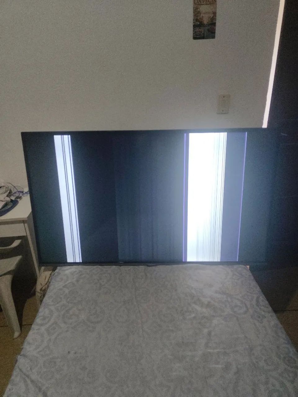 Vendo tv TCL 55 polegadas 4k tela embassada - Foto 2