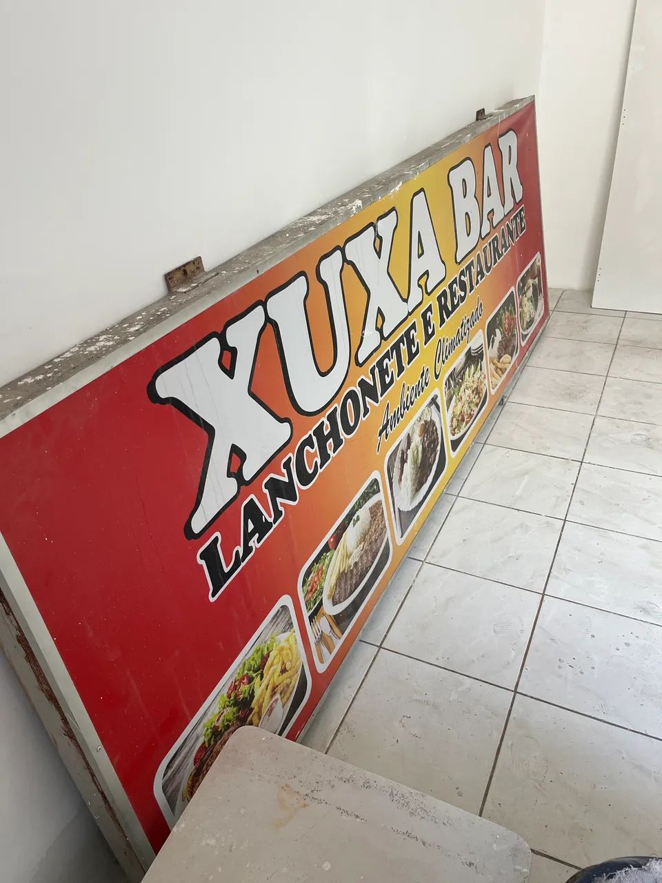 Oportunidade! Placa estruturada 1,0x4,0m loja!