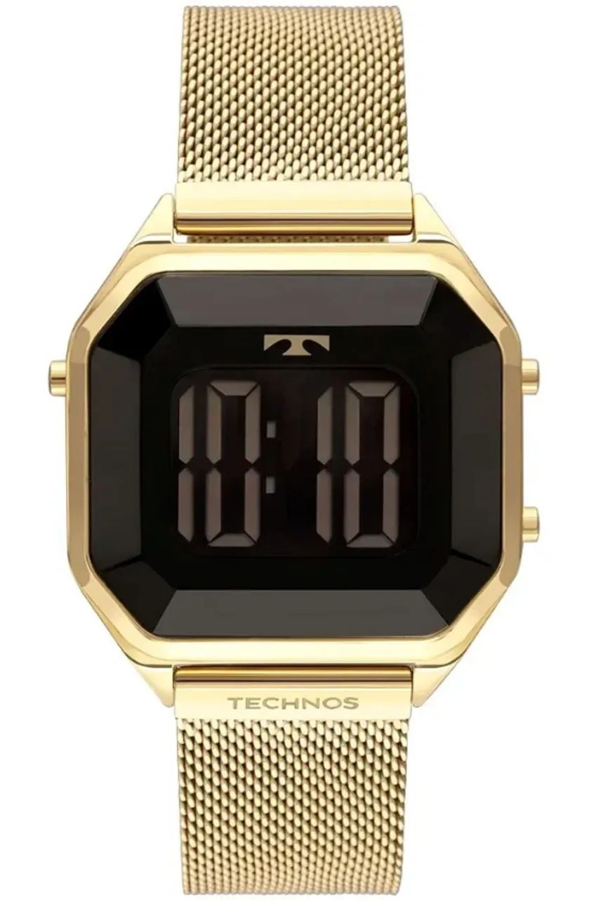 Relógio TECHNOS Feminino Digital Elegance Crystal BJ3851AJ/4P