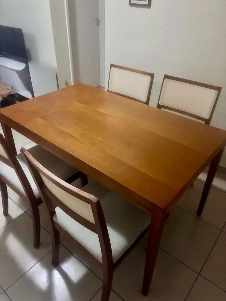 Mesa Tok Stok + 4 cadeiras - Foto 3