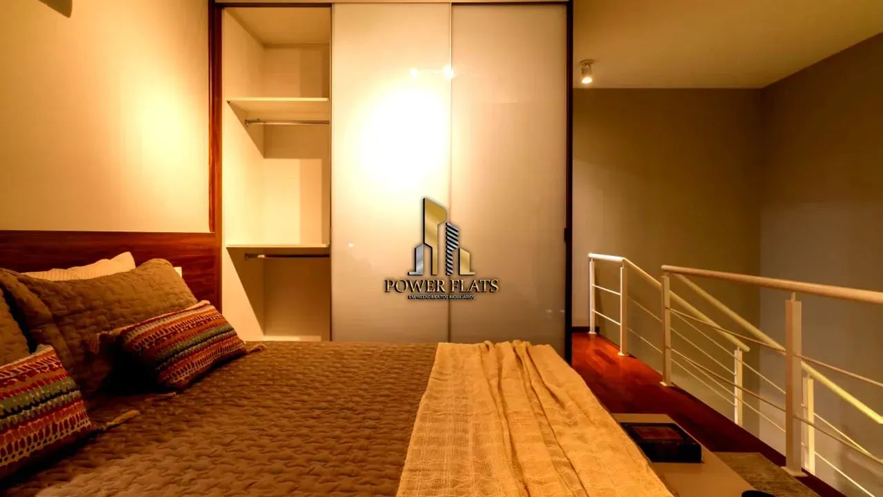 Flat duplex mobiliado para locação 45 m² 1 dormitório com vaga na Cidade Monções próximo à - Foto 11