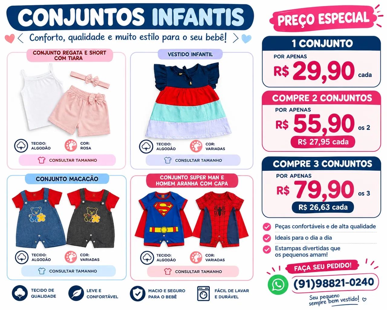 Roupa infantil nova - Foto 2