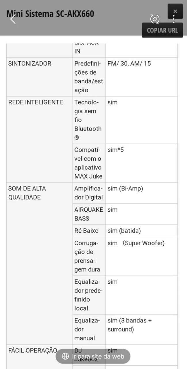 Mini System SC-AKX660 Panasonic  - Foto 4