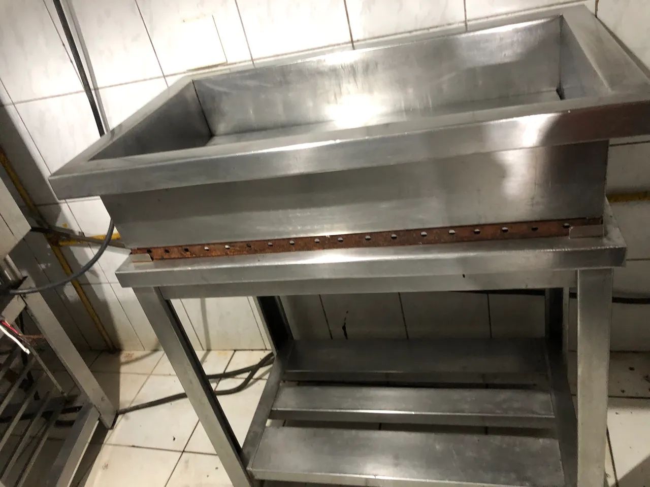 Banho Maria de inox à gás com duas bocas - Foto 2