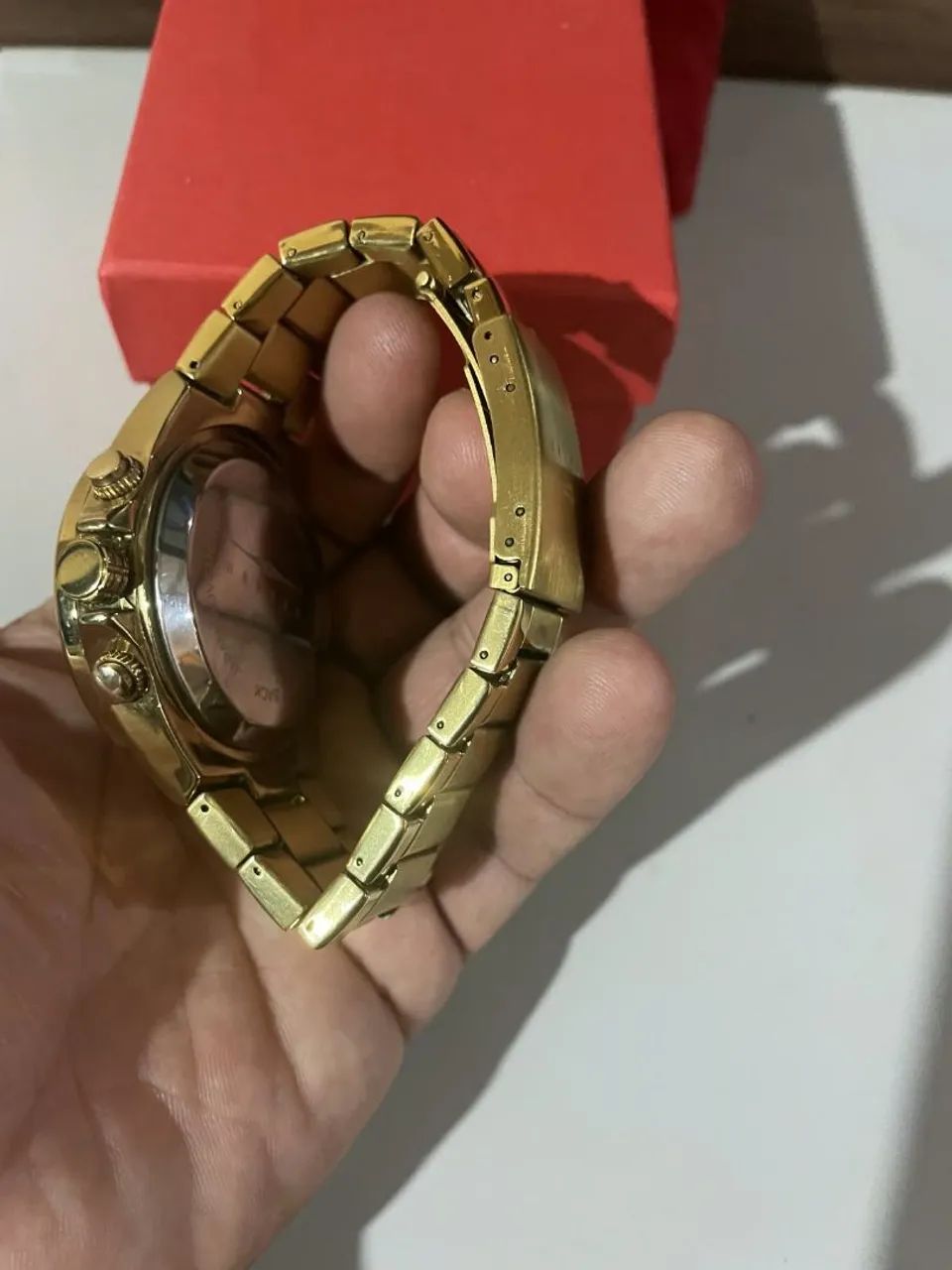 Relógio dourado newrex  - Foto 2