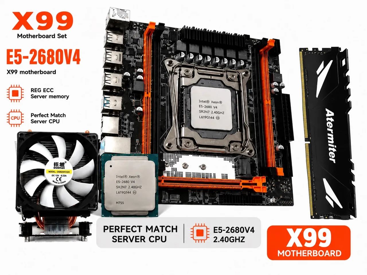 Kit x99 completo  (novo )