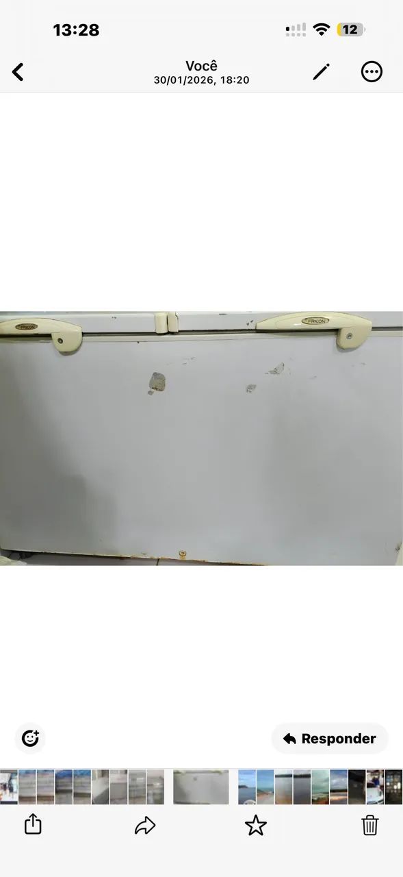 vendo freezer 2 portas novo 
