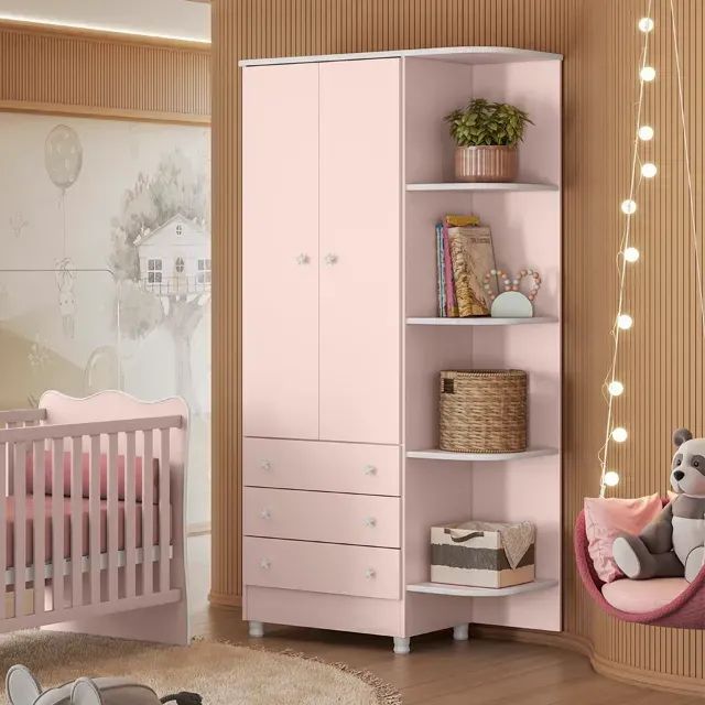 Guarda Roupas Infantil Doce Sonho III 4930 - Foto 3