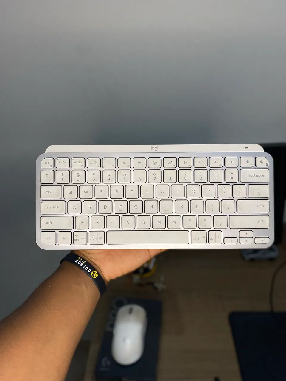 Logitech Mx Keys Mini Cinza-Espacial
