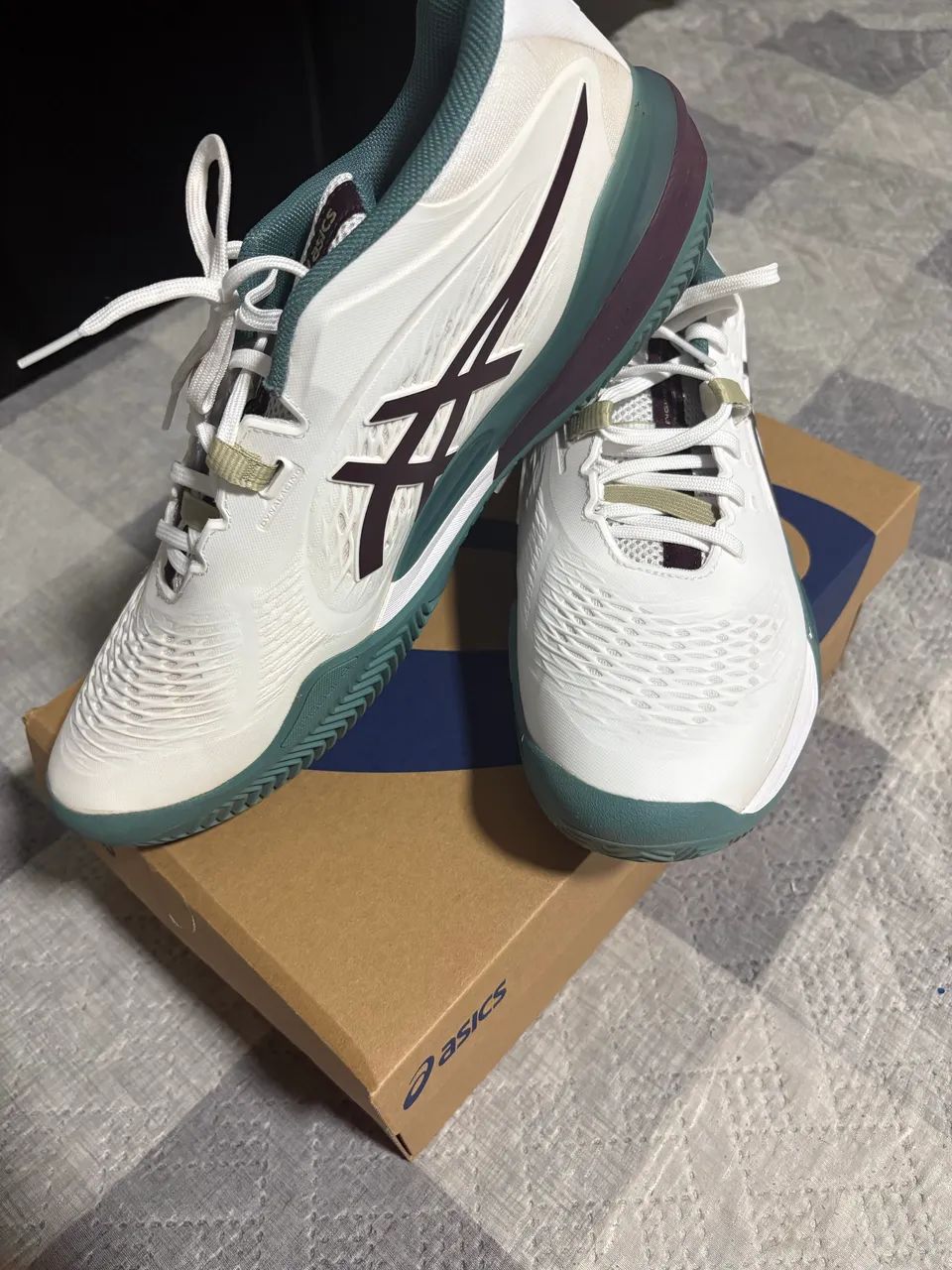 Ténis ASICS GEL-Resolution X Clay - Tamanho 44 BR - Novo na Caixa