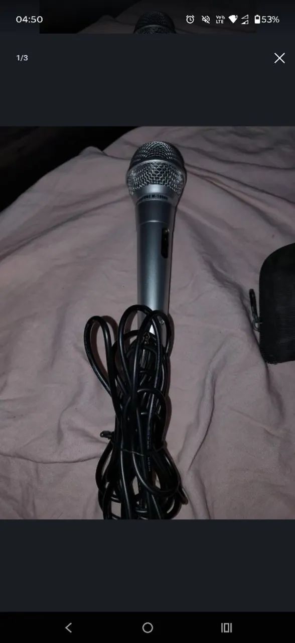 Microfone com fio - Foto 2