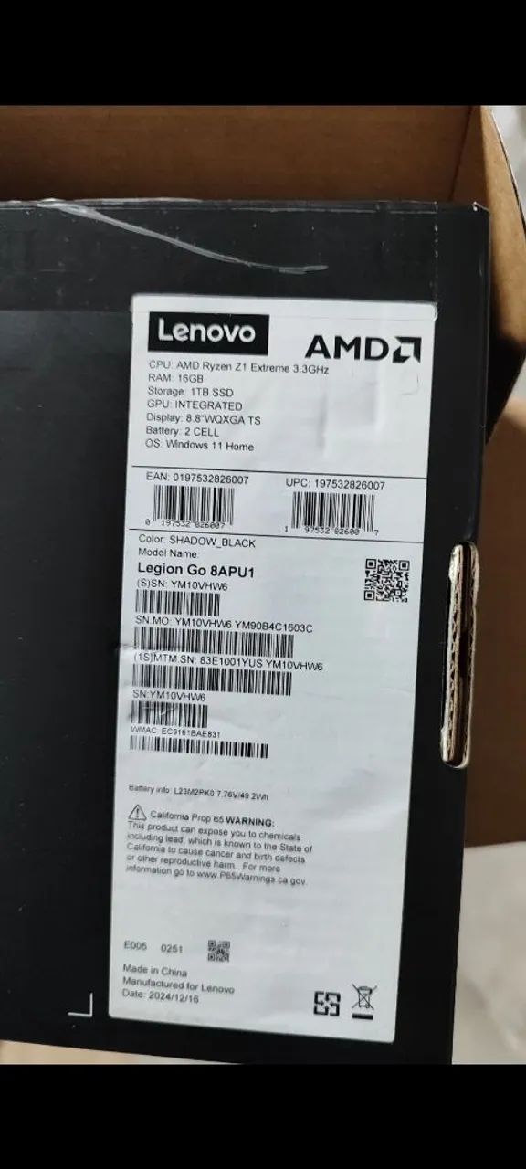 Lenovo Legion go z1 extreme 1TB SSD 16gb ram - Foto 4