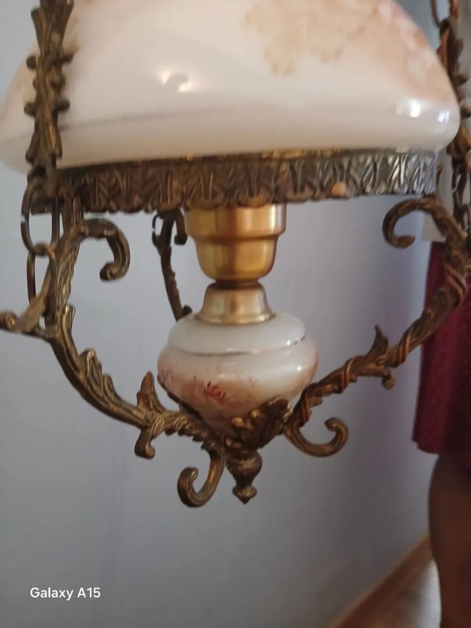 Antigo lustre em cúpula  - Foto 2