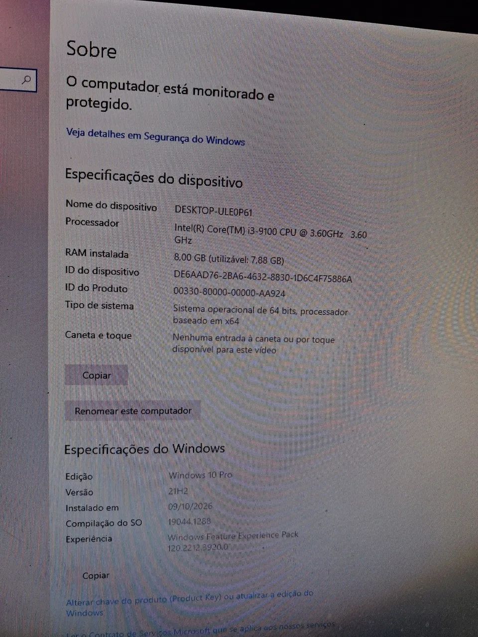 Cpu ddr4 i3 9100 3.60ghz - Foto 2