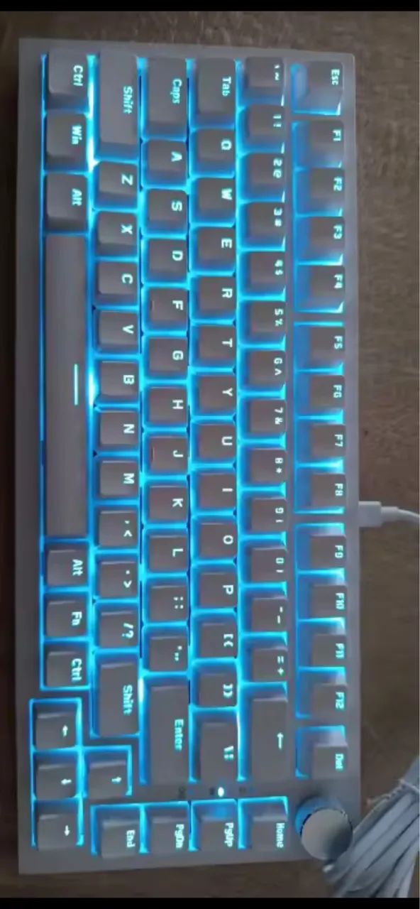 Teclado gamer ajazz ak820 rgb 75% - Foto 4