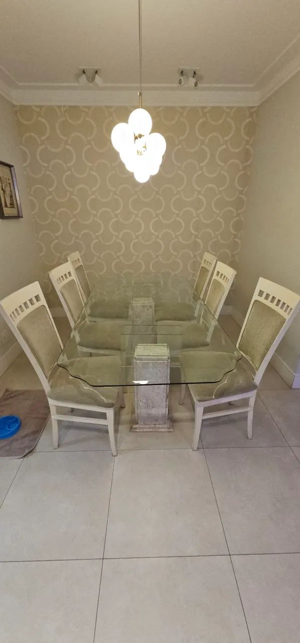 Mesa de vidro bisotê - Foto 2