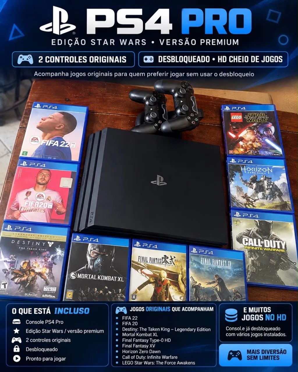 PS4 PRO DESBLOQUEADO!!