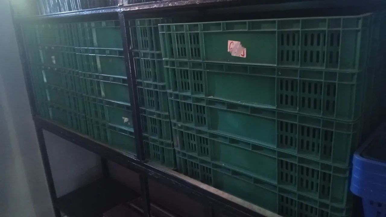 Mesa branca fórmica verdurao frutaria - Foto 4