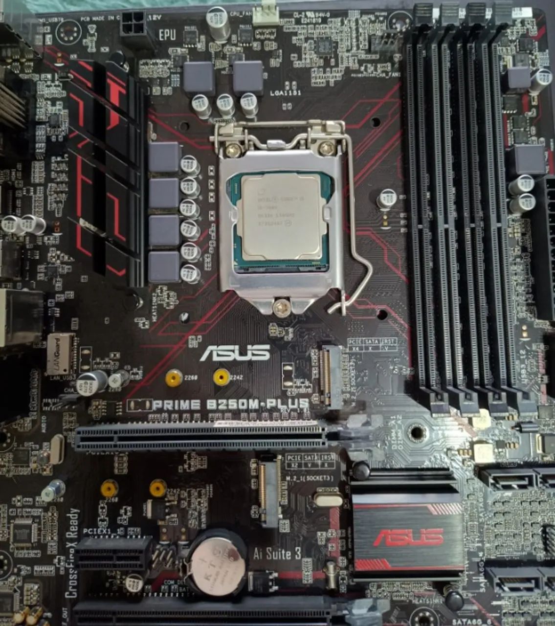Processador Intel i5 7600 + Placa-Mãe Asus Prime B250M-PLUS/BR - Foto 4