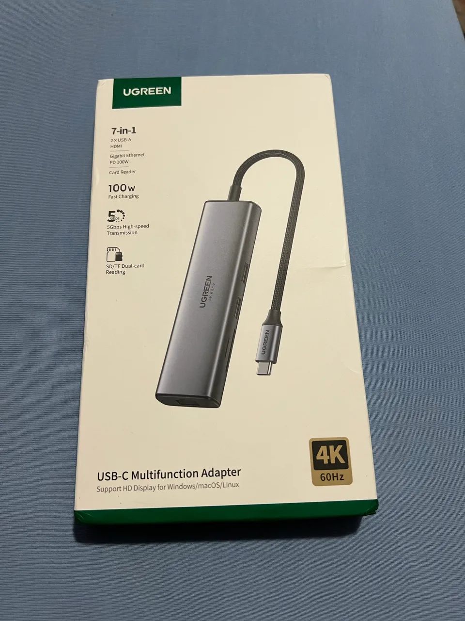 Hub usb c Ugreen 7 em 1.65082084369027120